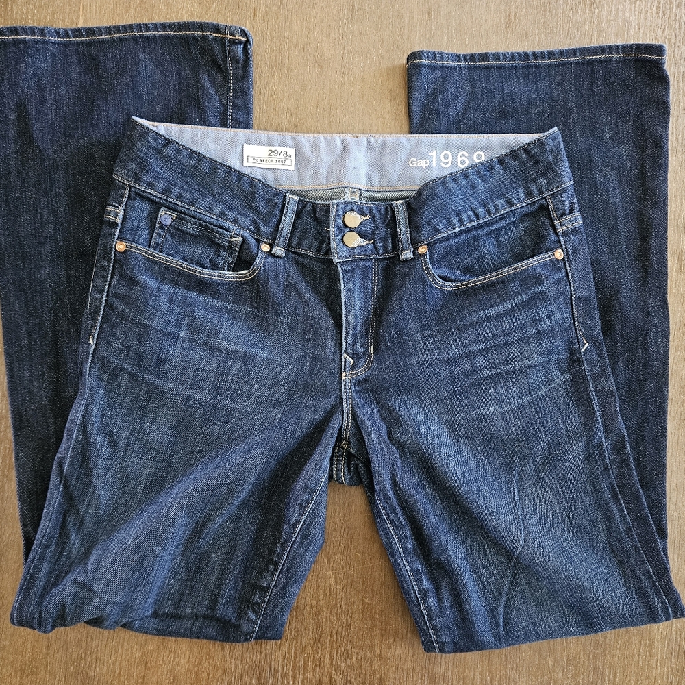 Gap 1969 Womens Blue Denim Jeans Size 29/8a